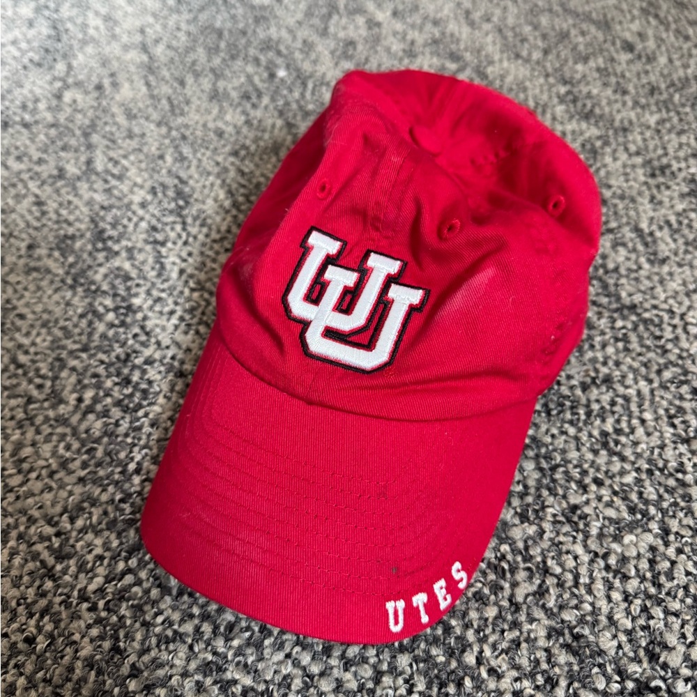 Red Utah Utes Baseball Cap